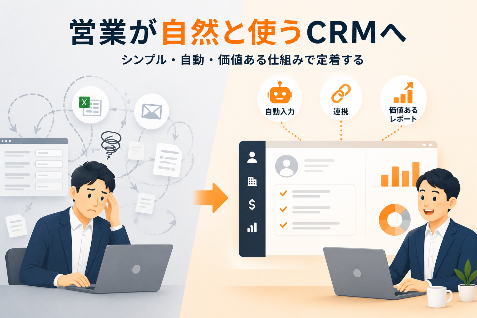 営業がCRMに入力してくれない問題の原因と解決策【CRMの専門家が解説】